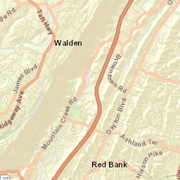 Summertown Tennessee Street Map