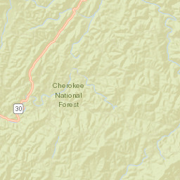 Archville Tennessee Street Map