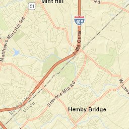 Hemby Bridge Street Map