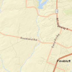 Pinebluff Street Map