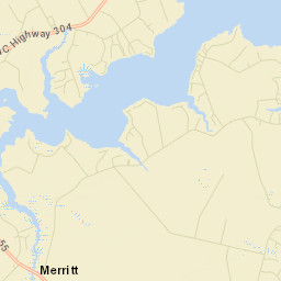 Pamlico County Street Map