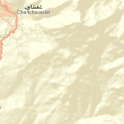 Chefchaouene Street Map