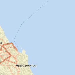 Ammochostos Municipality Street Map