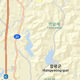 Hampyeong-gun Street Map