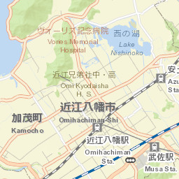 Ōmihachiman Street Map