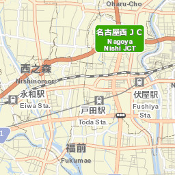 Ama-gun Street Map