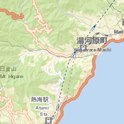 Yugawara Street Map