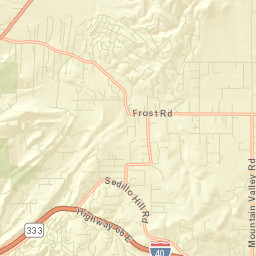 Sandia Knolls Street Map