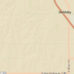 Goldsby Street Map