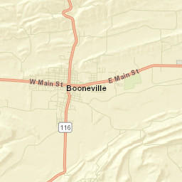 300 North Broadway Avenue, Booneville, AR Street Map