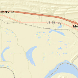 Menifee Arkansas Street Map