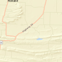 Holland Arkansas Street Map