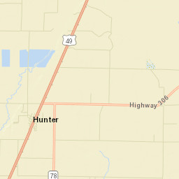Hunter Arkansas Street Map