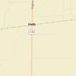 Heth Arkansas Street Map