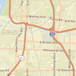 1219 Dolan Drive Memphis TN 38116 Street Map