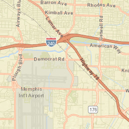 Oakville Tennessee Street Map