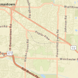 7930 Winchester Hills Street Memphis TN Street Map