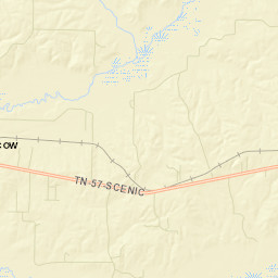 Rather Tennessee Street Map