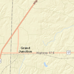 Grand Junction Tennessee Street Map