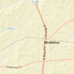 Poor Tennessee Street Map