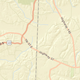 Southside Tennessee Street Map