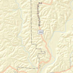 Wayland Springs Tennessee Street Map