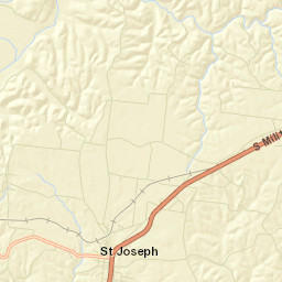 Saint Joseph Tennessee Street Map