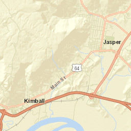 Kimball Tennessee Street Map