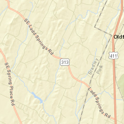 Oldfort Tennessee Street Map
