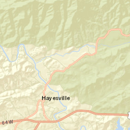 Hayesville Street Map