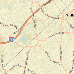 Stallings Street Map