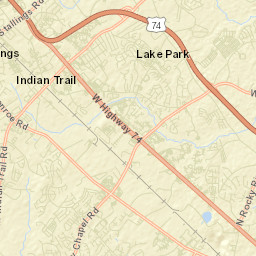 1714-1948 Wesley Chapel Road, Indian Trail Street Map