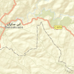 Bensekrane Street Map