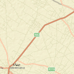 Djebeniana Street Map