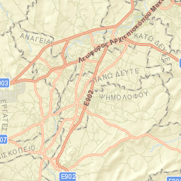 Páno Defterá Street Map