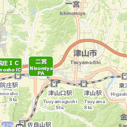 Tsuyama Street Map