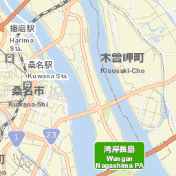 Kuwana-shi Street Map