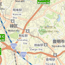Toyoake Street Map