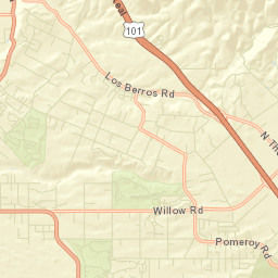 Los Berros California Street Map