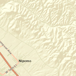Nipomo California Street Map