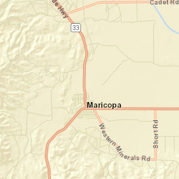 Maricopa California Street Map