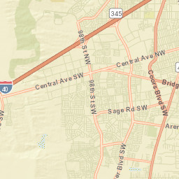 2901-3998 Elder Ct SW Albuquerque Street Map