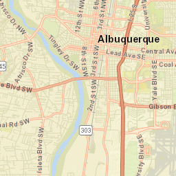 Bernalillo County Street Map