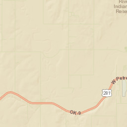 Central Boulevard, Anadarko, OK 73005, USA Street Map