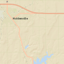 Holdenville Street Map