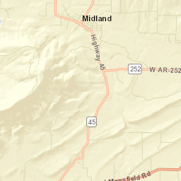 Arkola Arkansas Street Map