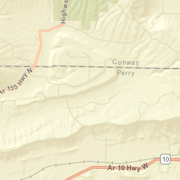 Homewood Arkansas Street Map
