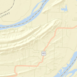 Toad Suck Arkansas Street Map