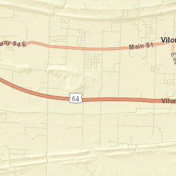 Vilonia Arkansas Street Map