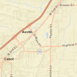 Trailwood Addition Arkansas Street Map
